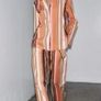 Fab Zara Cotton Vertical Striped Pyjama Style Co Ord Shirt and Trousers  New with Tags RRP 100 Euro Both size XL UK 14 Image 4