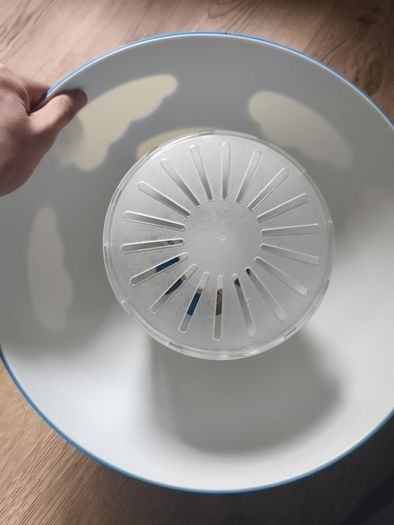 Blue ceiling light