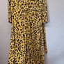 F&F mustard animal print shirt dress size UK 12 Image 5