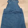 girls denim dungarees size 7-8 years Image 4