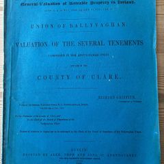 Griffith's Valuation Ballyvaughan 1855