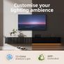 Floating TV Stand Unit with RGB LED Light - 180CM Wall Mounted TV Cabinet with Upgraded Storage & Rounded Edges, Modern TV Media Console for 65-75 Inch TVs Image 8