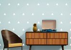 Triangle Wall Stickers, Triangle Wallpaper, Triangle Pattern, Wall decals