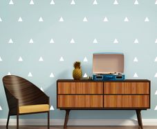 Triangle Wall Stickers, Triangle Wallpaper, Triangle Pattern, Wall decals