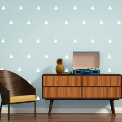 Triangle Wall Stickers, Triangle Wallpaper, Triangle Pattern, Wall decals