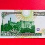 Scotland  50 Pounds   2005  PICK  367  LOW SERIAL NUMBER  ( Uncirculated ) Image 2
