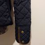 Navy Blue Quilted Jacket Image 6