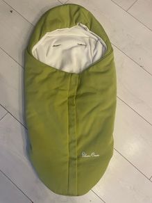 Lime fleece footmuff