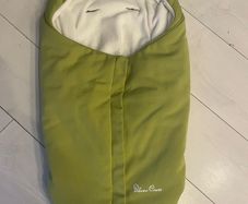 Lime fleece footmuff