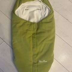 Lime fleece footmuff