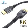 5 Metres HDMI 2.1 Cable Copper Wire Core Cable 8K@60Hz HDR 4K@240Hz/160Hz/144Hz/120Hz/60Hz UHD Ultra High Definition Video Transfer Cable Compatible with HDMI2.0 HDMI1.4 HDMI1.3 for Laptop TV PC Xbox PS5 Switch Image 7