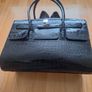 Hand Bag/Croc Black Grab Bag .. Price Drop Image 5