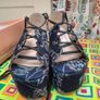Public desire platform denim sandals Image 3