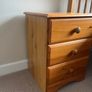 3 x drawer pine locker Image 2