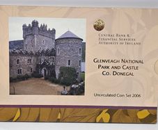 Ireland 2006 Beautiful Uncirculated Euro Coin Set Glenveagh National Park and Castle Co. Donegal