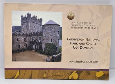 Ireland 2006 Beautiful Uncirculated Euro Coin Set Glenveagh National Park and Castle Co. Donegal