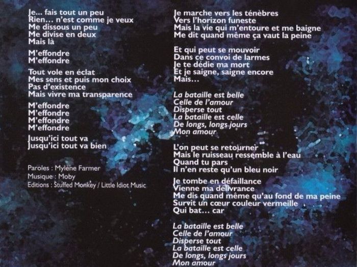 Mylene Farmer | BLEU NOIR