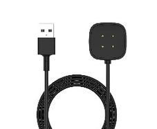 For Fitbit Sense & Versa 3 Magnetic Charging Cable Black