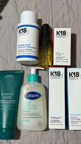 K18, hair Aveda, cetaphil new