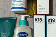 K18, hair Aveda, cetaphil new