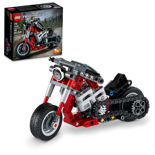 Complete Lego Technic Motorcycle 42132 Set
