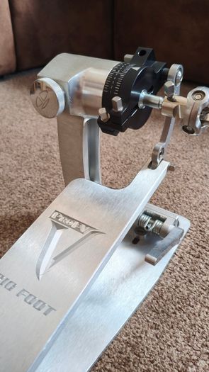 Trick Pro 1-V BigFoot Double Bass Drum Pedal + Extra Low Mass Shortboards +  ACD Unlimited Upgrades