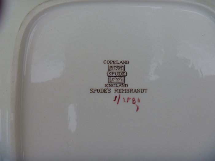Spode Copeland Plates Rembrant pattern