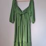 Monsoon green linen mix dress size UK 14 Image 4