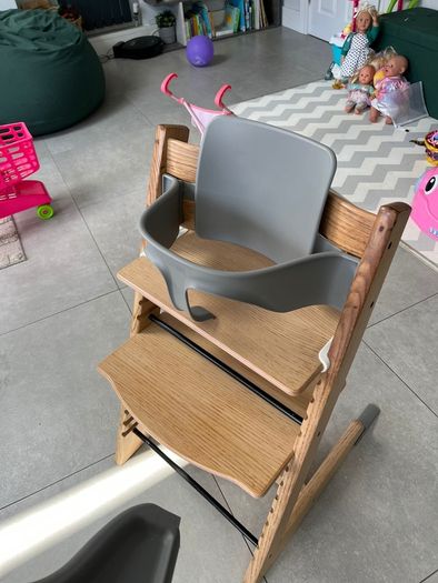 Stokke Tripp Trapp chair with babyset and harness