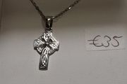silver chain and pendant