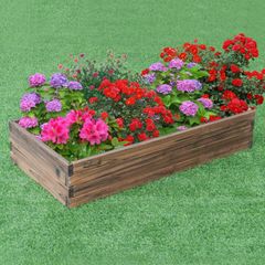 Rectangle Raised Flower Bed Free Delivery