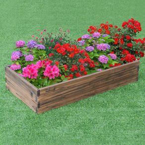 Rectangle Raised Flower Bed Free Delivery