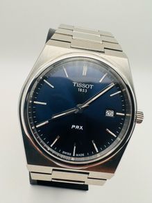 TISSOT PRX blue watch