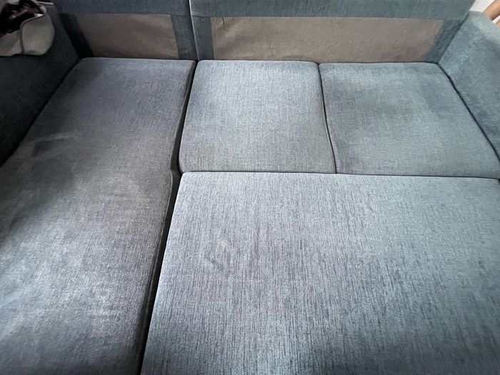 Left hand faced sofa bed with storage
