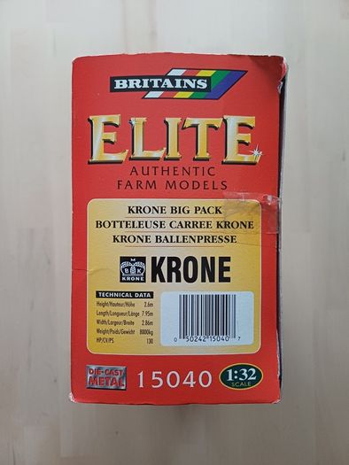 Britains Elite Krone Big Pack Farm Model Boxed MINT