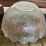 Vintage ARC Arcoroc France Scalloped Textured Leaf Design Glass Fruit Salad Bowl Image 4