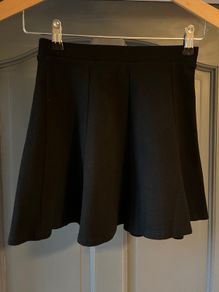 BERSHKA black mini skirt size 4/6 XS
