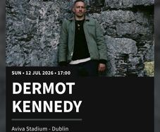 Dermot Kennedy Front Standing (Red Route)
