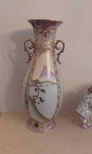 Nippon Hand Painted Vase