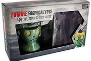 Zombie Eggpocalypse Egg Cup, Spoon and Toast Cutter Breakfast Set (Brand New &amp; Unopened)