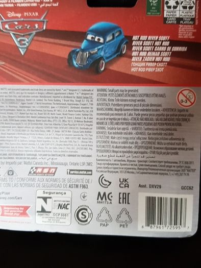 2022 Metal Disney Pixar Cars Andy Vaporlock HFB40