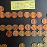 United States one-cent coins from 1942 to 2004. Image 8