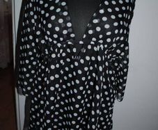 Atmosphere Beachwear Polka dot  summer top size UK12 EU40 Postage included