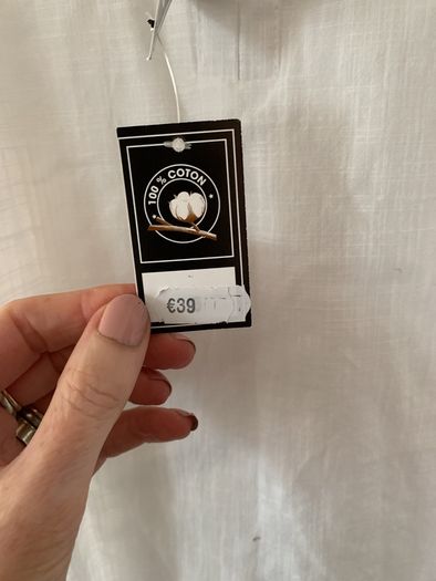 Blanc du Nil 100%Cotton blouse