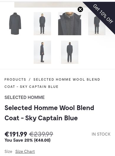 men jacket selected homme