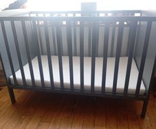 Gray cot