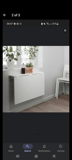 Drop leaf table