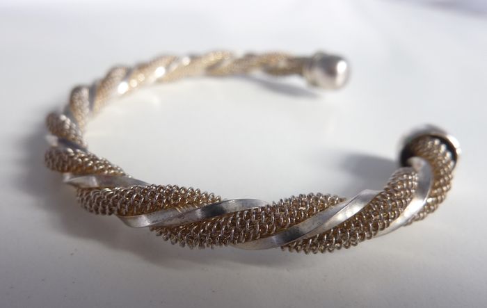 Sterling silver bangle 925 stamped