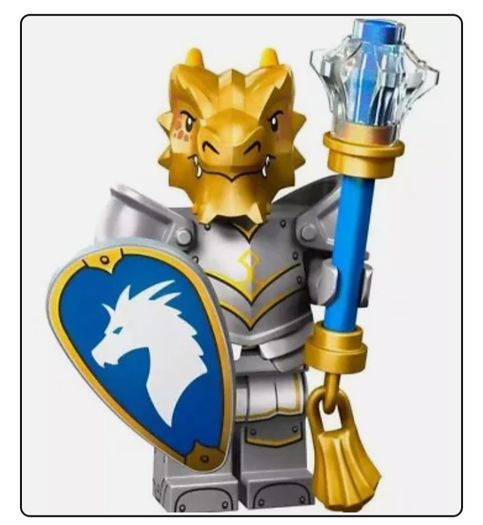 Lego Dragonborn Paladin Minifigure