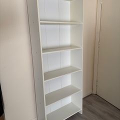 White 5-Shelf Bookcase / Shelving Unit
